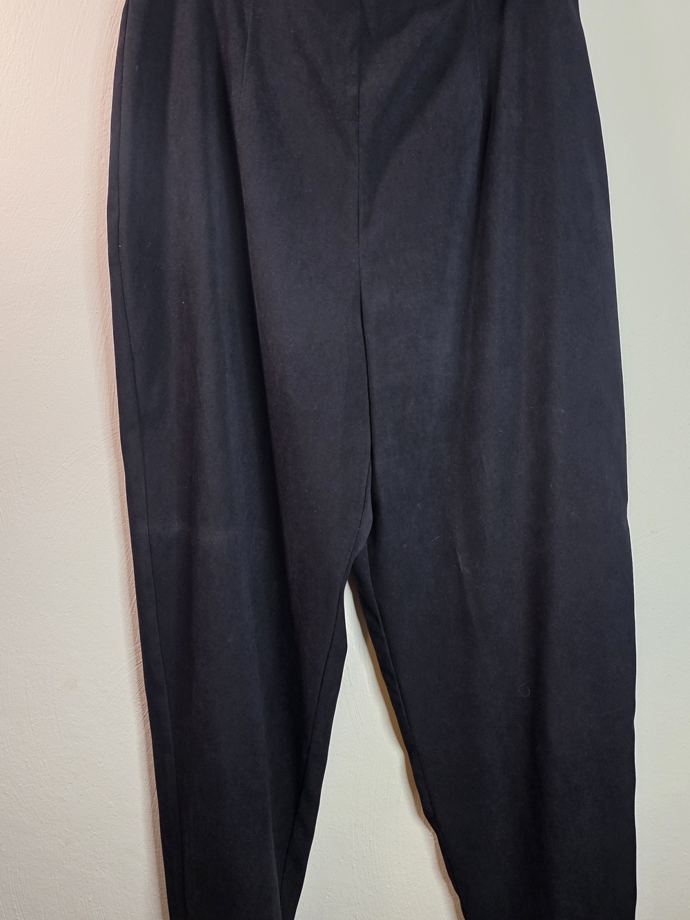 Amanda Smith Black Women's High-Rise Tapered Trousers